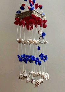 🆕Sheklkrafts Costal Seashell Windchime