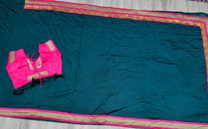 Elegant Green Saree