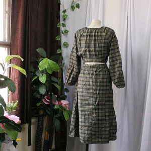 H&amp;M Plaid Midi Dress