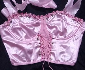 Satin Corset Bustier