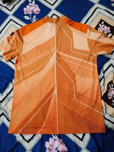 Orange Patterned T-Shirt