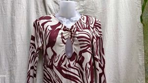 I. MESH CUTE DEEP NECK TOP