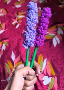 Crochet Lavender Flowers
