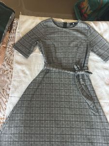 Checkered Casual Dress