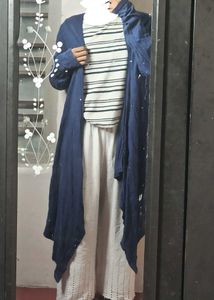 navy blue shrugs combo