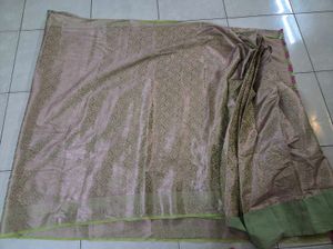 Ready to wear silk blend saree w matching blouse