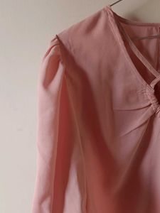 Pink Crisscross Top