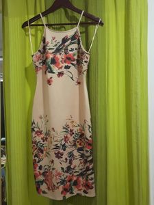 Floral Print Spaghetti Strap Dress