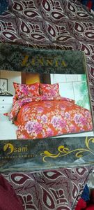 make ur home glow Zinnia bed sheet 230x250cm