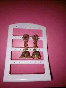 2 Pair Of Statement Ethnic Earrings