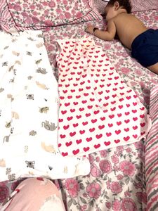 Pure Cotton Baby sheet / Blanket , Summer To Sprng