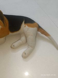 Cute Dog/soft Toy+ Wooden Toy