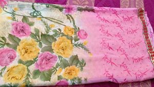 Floral Print Saree