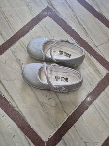 Cute Silver Sparkle Shoes