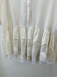 Reserved White Crocet Top