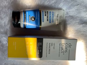 4 SUNSCREENS (pilgrim , Deconstruct, Dr Seth’s, Aq