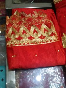 Red Dress Material