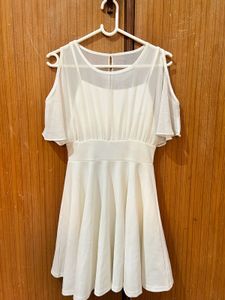 White Skater Dress
