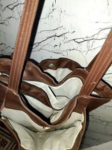 Hand &amp; Shoulder Bag Coffee Brown Colour