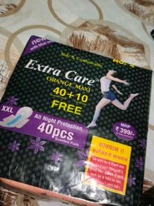 Extra Care XXl Pads 40 Pieces+ 10 Panty Liners