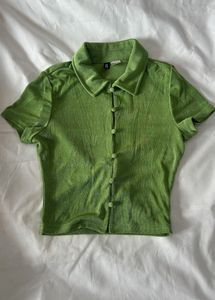 H&M Shimmer Crop Top