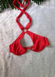Bright Red Sexy Bikini Top 👙