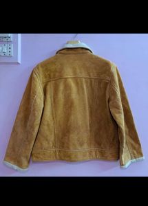 Girls Beige Fur Jacket