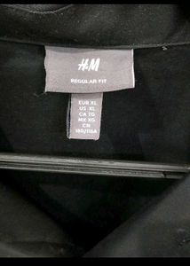 Black H&amp;M cuban collar resort Shirt