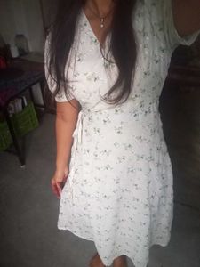 Floral Wrap Dress
