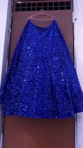 Beutiful 🧿blue sequence lehenga