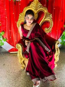Elegant Red Saree