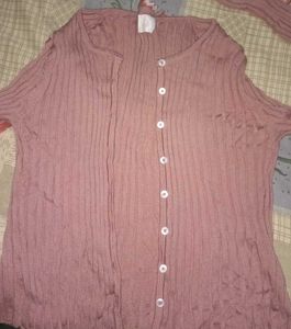 Ribbed Cardigan
