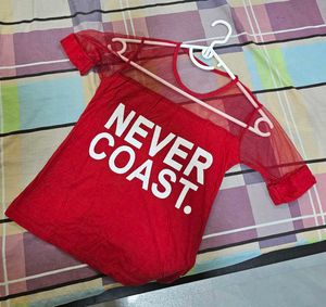 A Casual Wear Crop Top