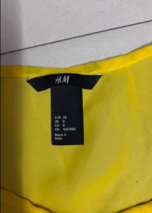 Sunshine Yellow Georgette Top