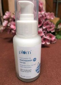 Plum Rice Water & Niacinamide Face Serum