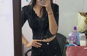 Black Lace Top
