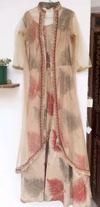 Light Brown Women Party Wear Gown/Dress