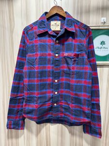 Hollister Checked Plaid Flannel Shirt