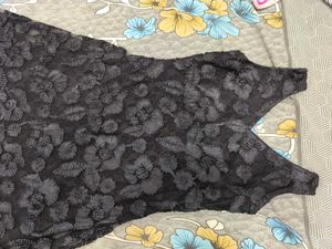 Elegant Black Lace Maxi Dress