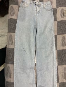 Light Wash Wide Leg Jeans