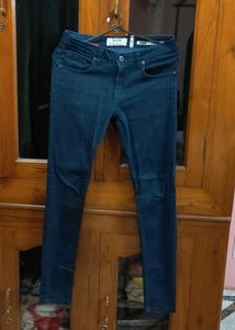 Navy Blue Colour Jeans For Women