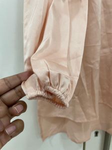 ✨ Thrift Alert: Zara Blush Lumina Tunic! 🌸