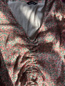 Floral Print Crop Top