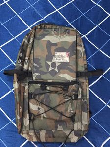 Travel Backpack Army Print