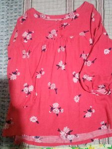 Floral Print Long Sleeve Top
