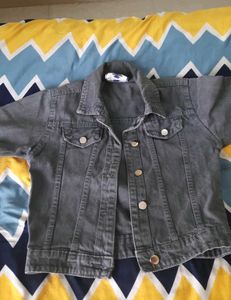 Combo Of Denim Jacket And a T-shirt