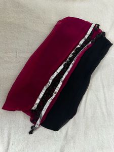 Boho Embroidered Black Kurta Set with Dupatta