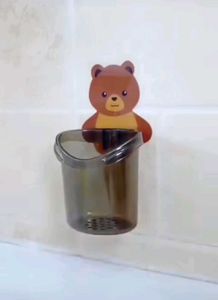 Cute Bear Wall Mounted Kitchen/Bathroom Drain Bask