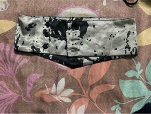 Abstract Print Corset Belt