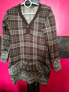 Woolen Stretchable Kurti